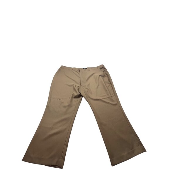 Haband Executive Division Mens 54x27 Brown Dress Pants Casual Office Wear - Picture 2 of 7